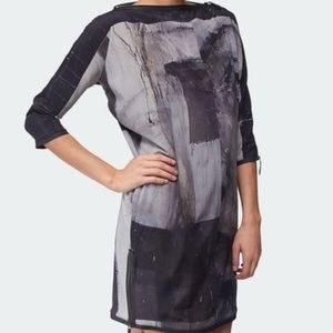 Annette Gortz Silk Zipper Shift Dress